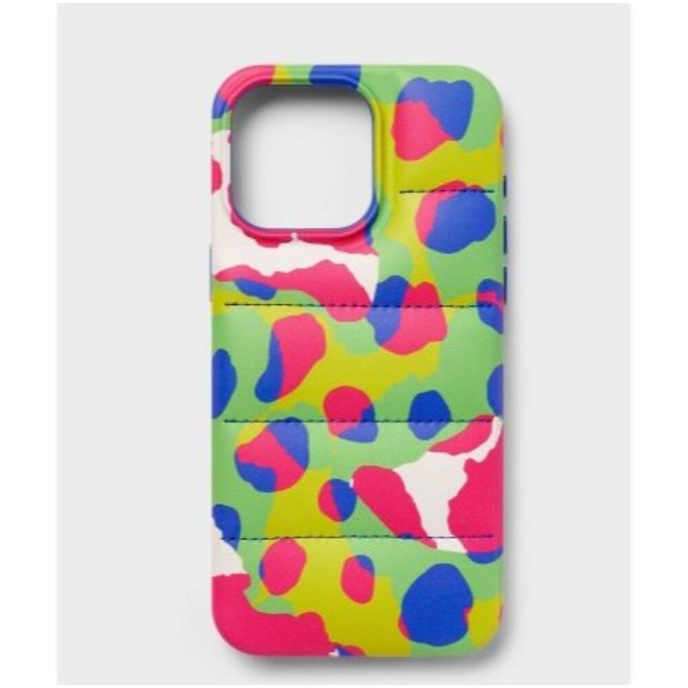 Heyday iPhone 15 Pro Max Puffer Case Quilted Protection with Fun Designs